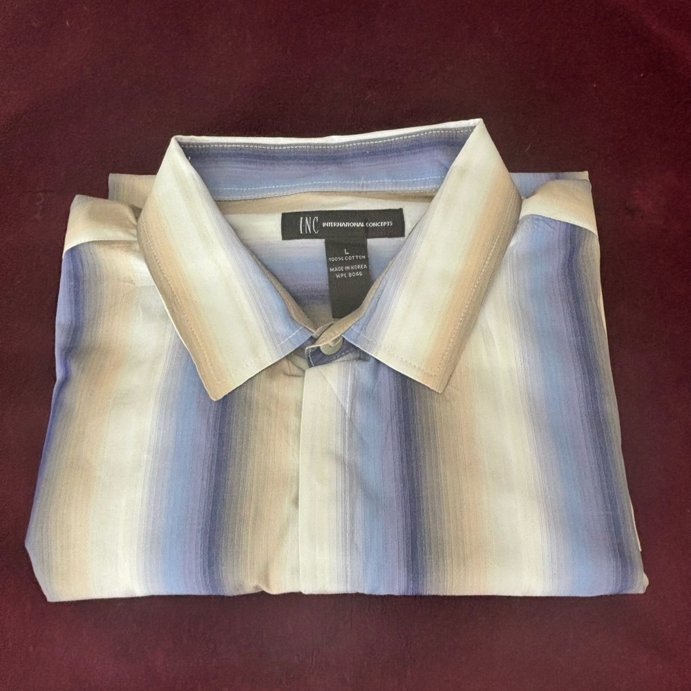 International concepts, 100% cotton shirt, size large